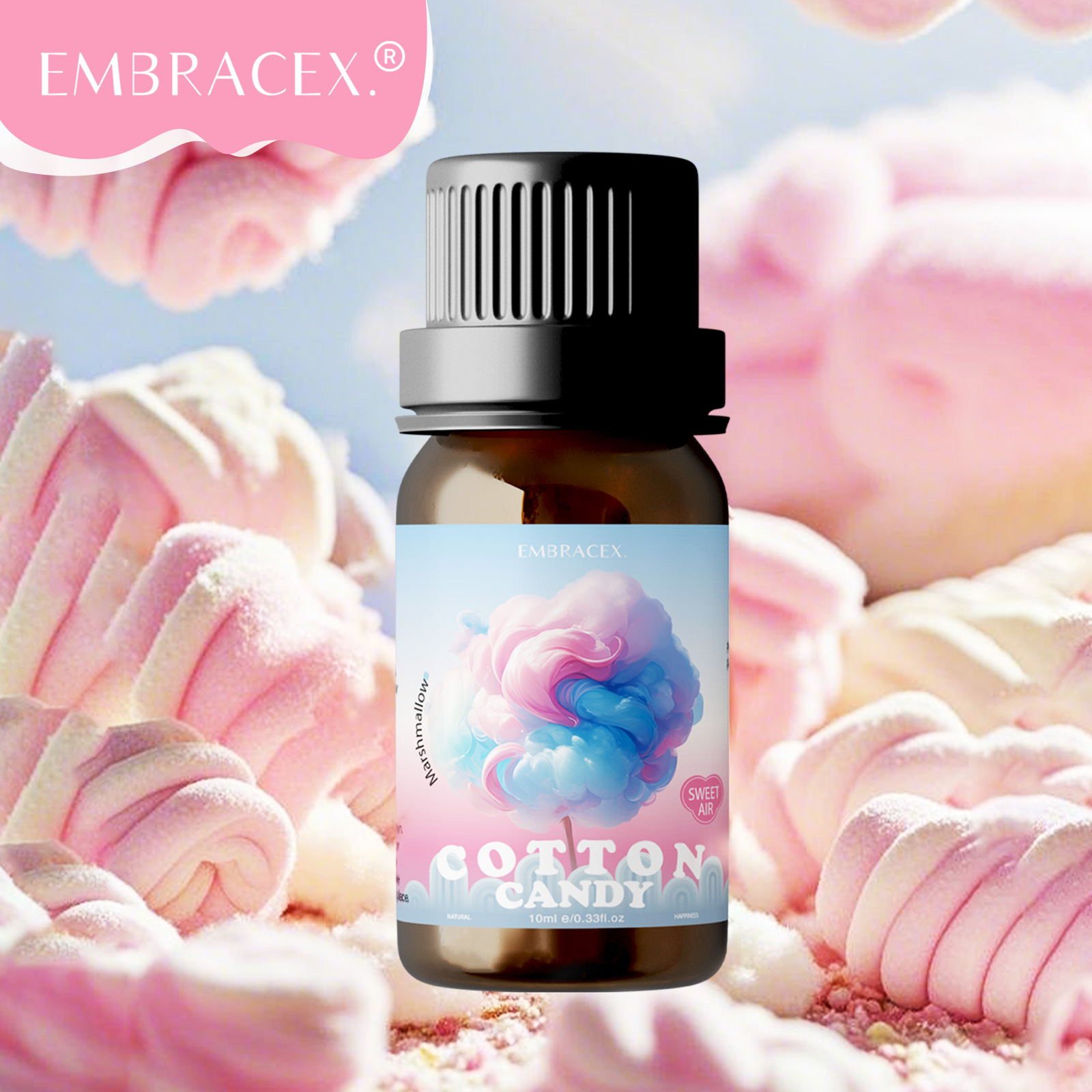 Fragrance Oil 10Ml - 10ml Marshmallow/Cotton Candy Fragrance Oils Perfume