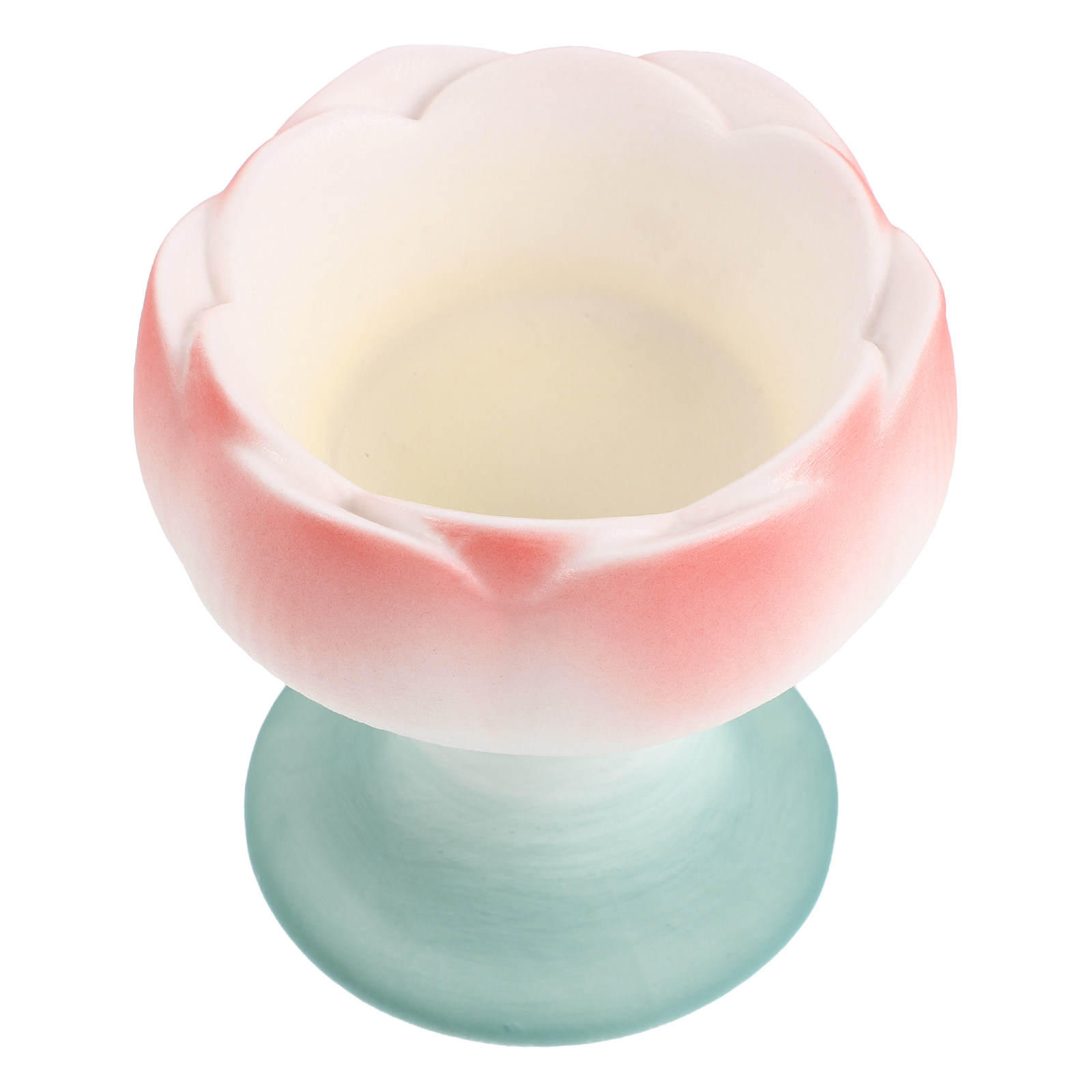 Zen Candle Supplies - Ceramic Lotus Shaped Holder with Elevated