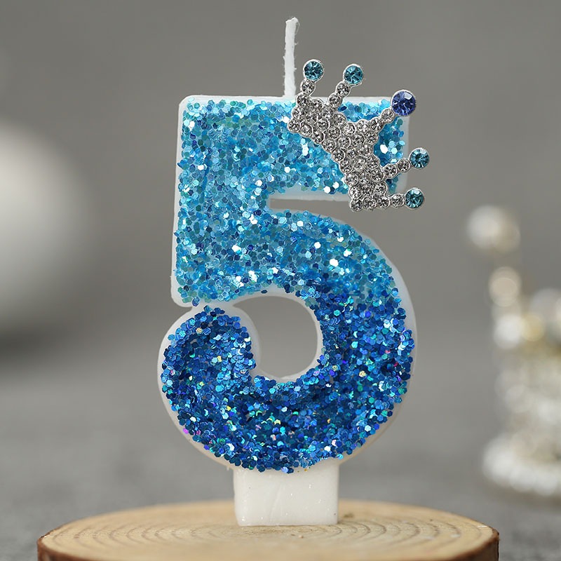 Creative Peacock Blue Crown Di - Candle Supply avis et prix
