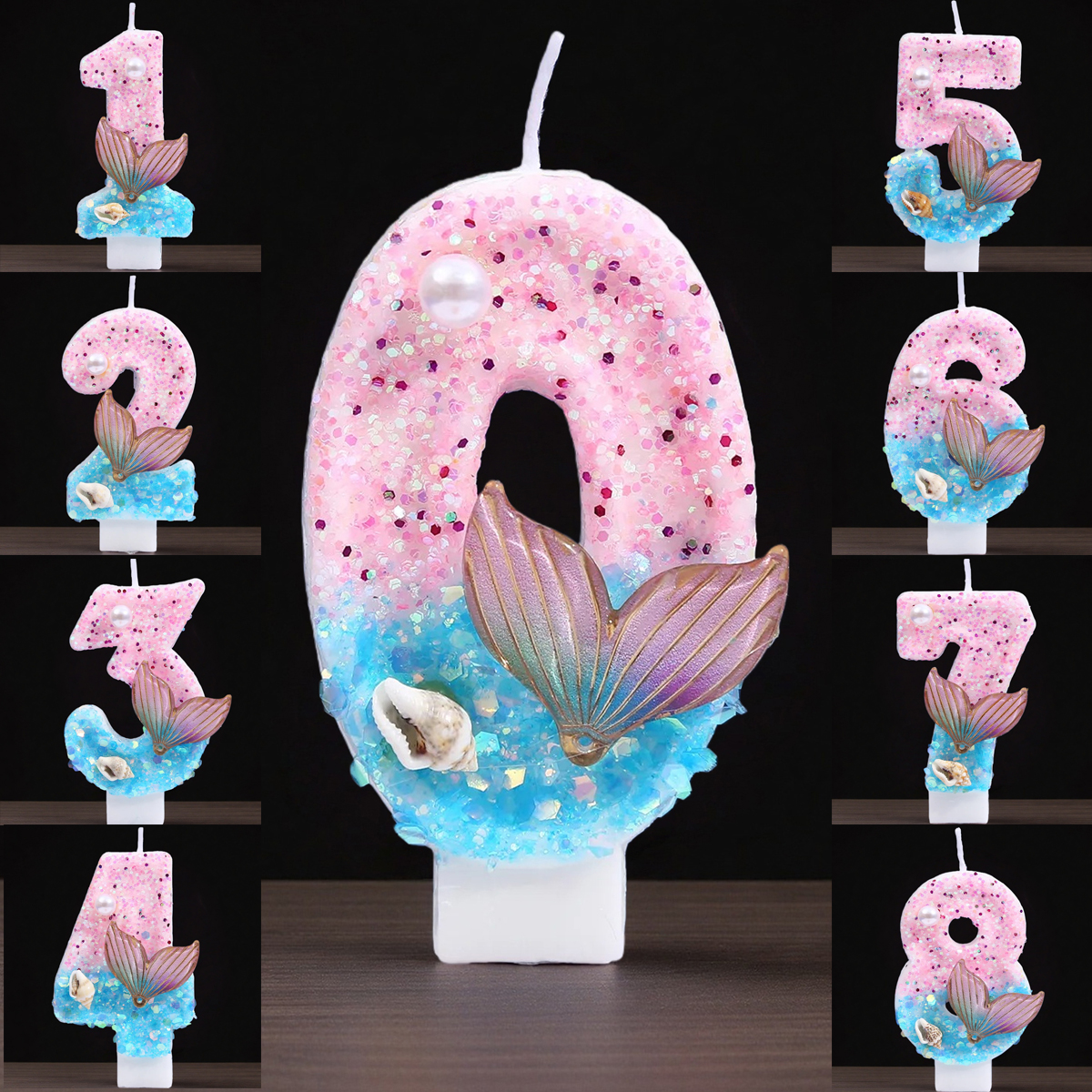 Gradient Blue Shell Pearl Crea - Candle Supply avis et prix