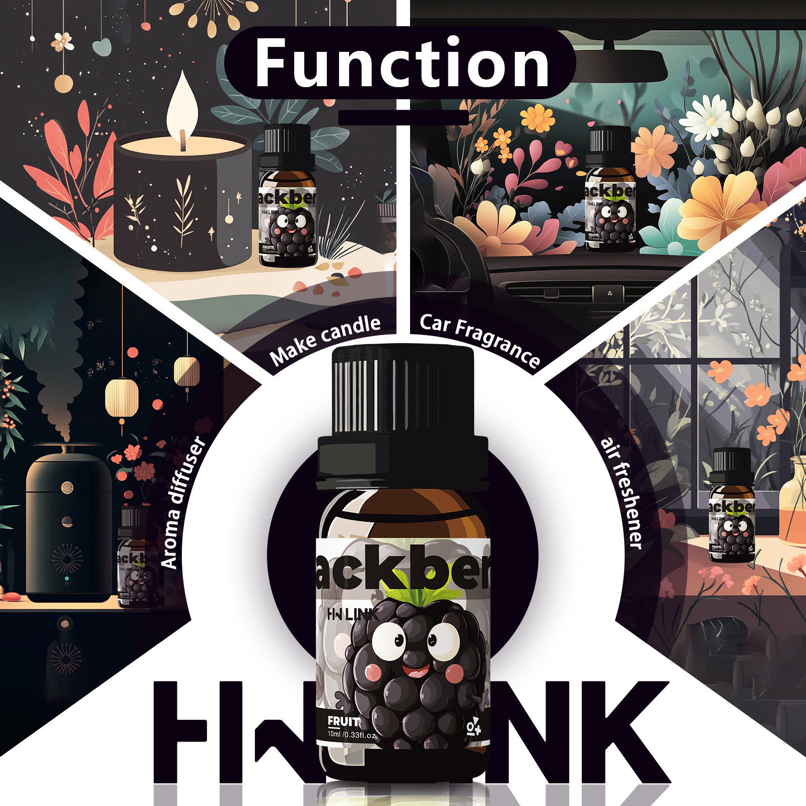 Blackberry Essential Oil Black - Fragrance Oil 10Ml avis et prix