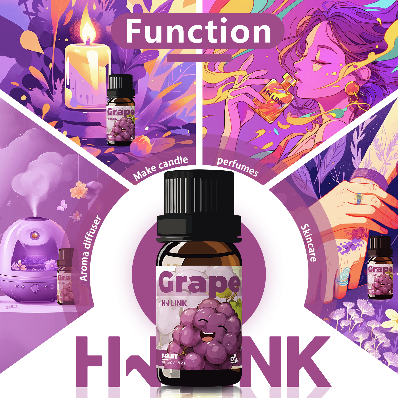 Grape Essential Oil 10ml Perfu - Fragrance Oil 10Ml avis et prix