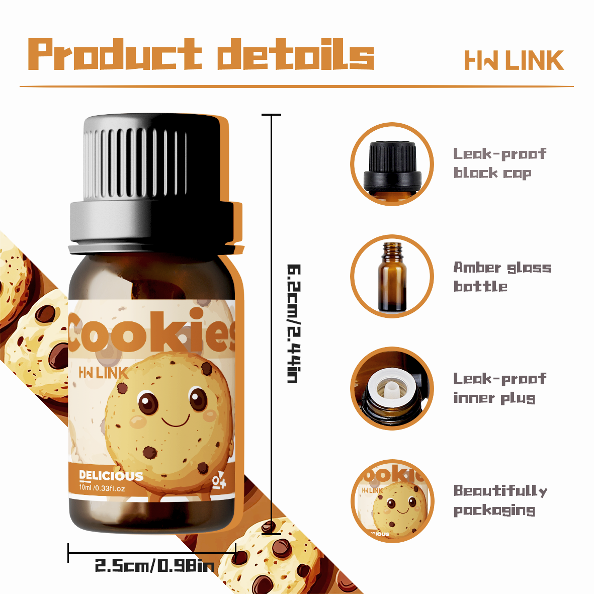 10ml Cookies Essential Oils Pe - Fragrance Oil 10Ml avis et prix