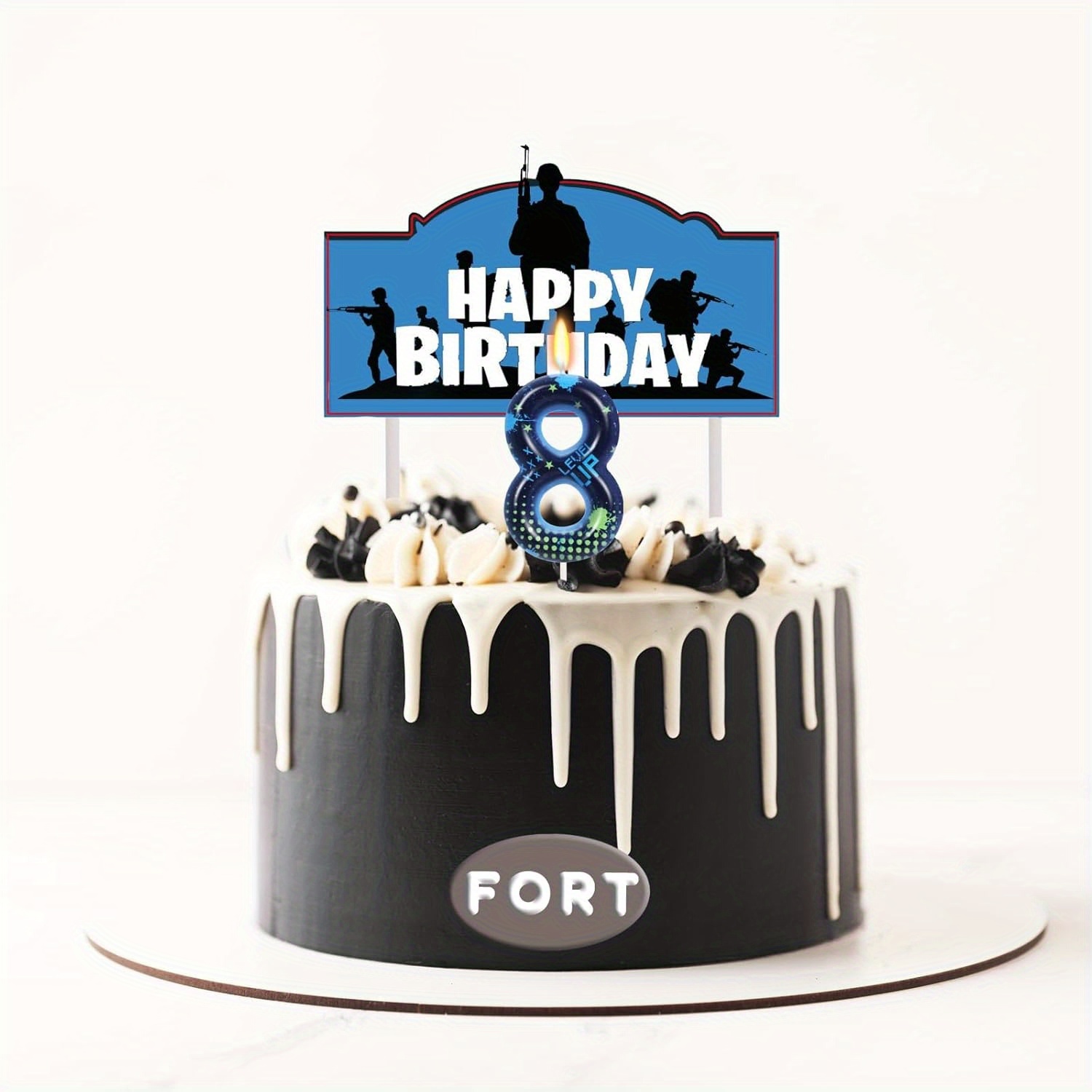 Blue Game Boy 0-9 Birthday Can - Candle Supply avis et prix
