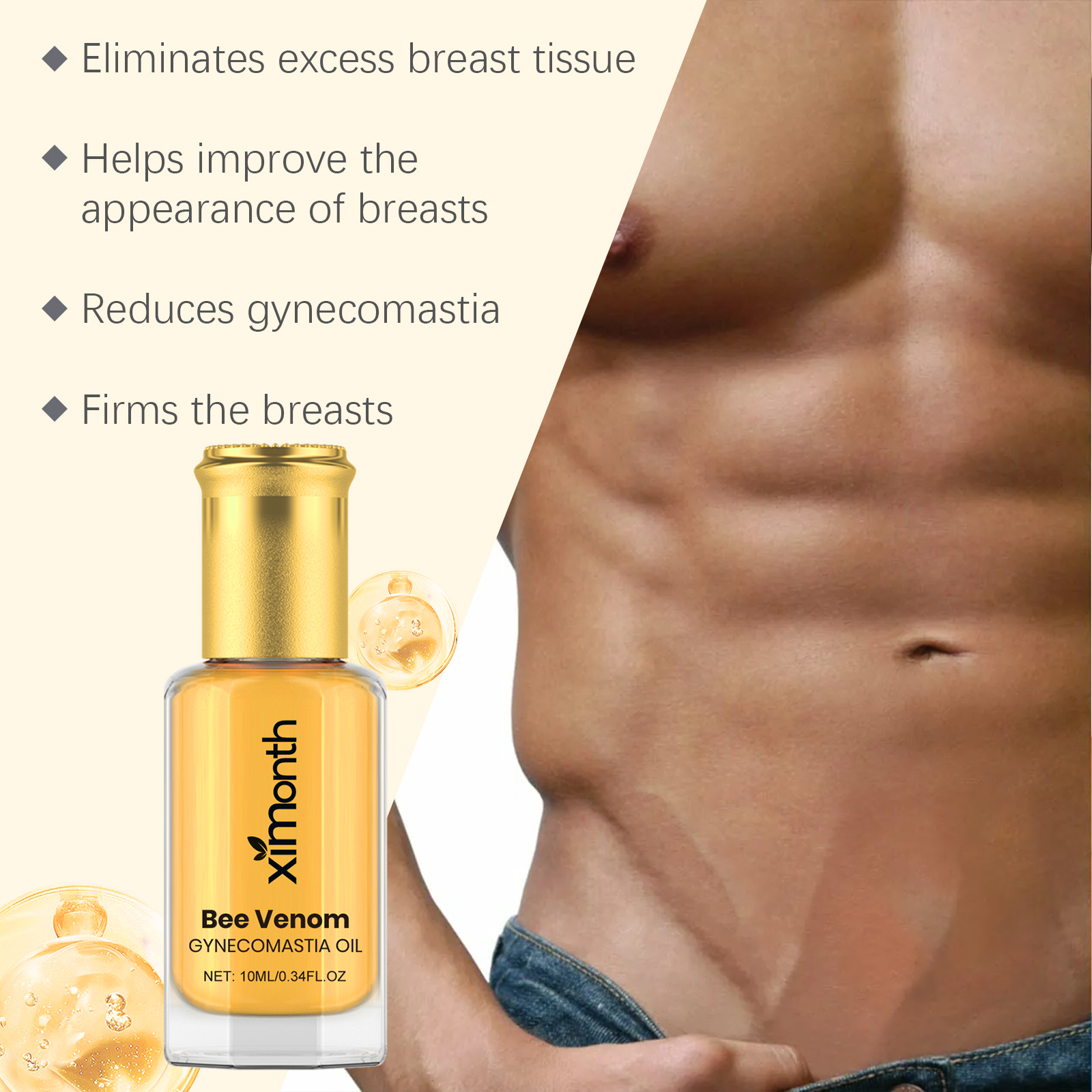 Bee Venom Men's Chest Massage  - Fragrance Oil 10Ml avis et prix