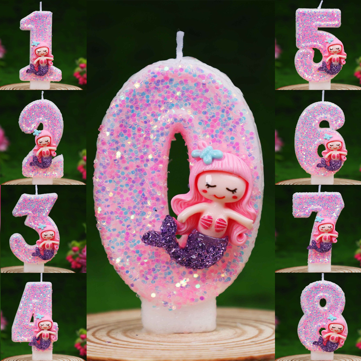 Creative Pink Mermaid 0-9 Digi - Candle Supply avis et prix