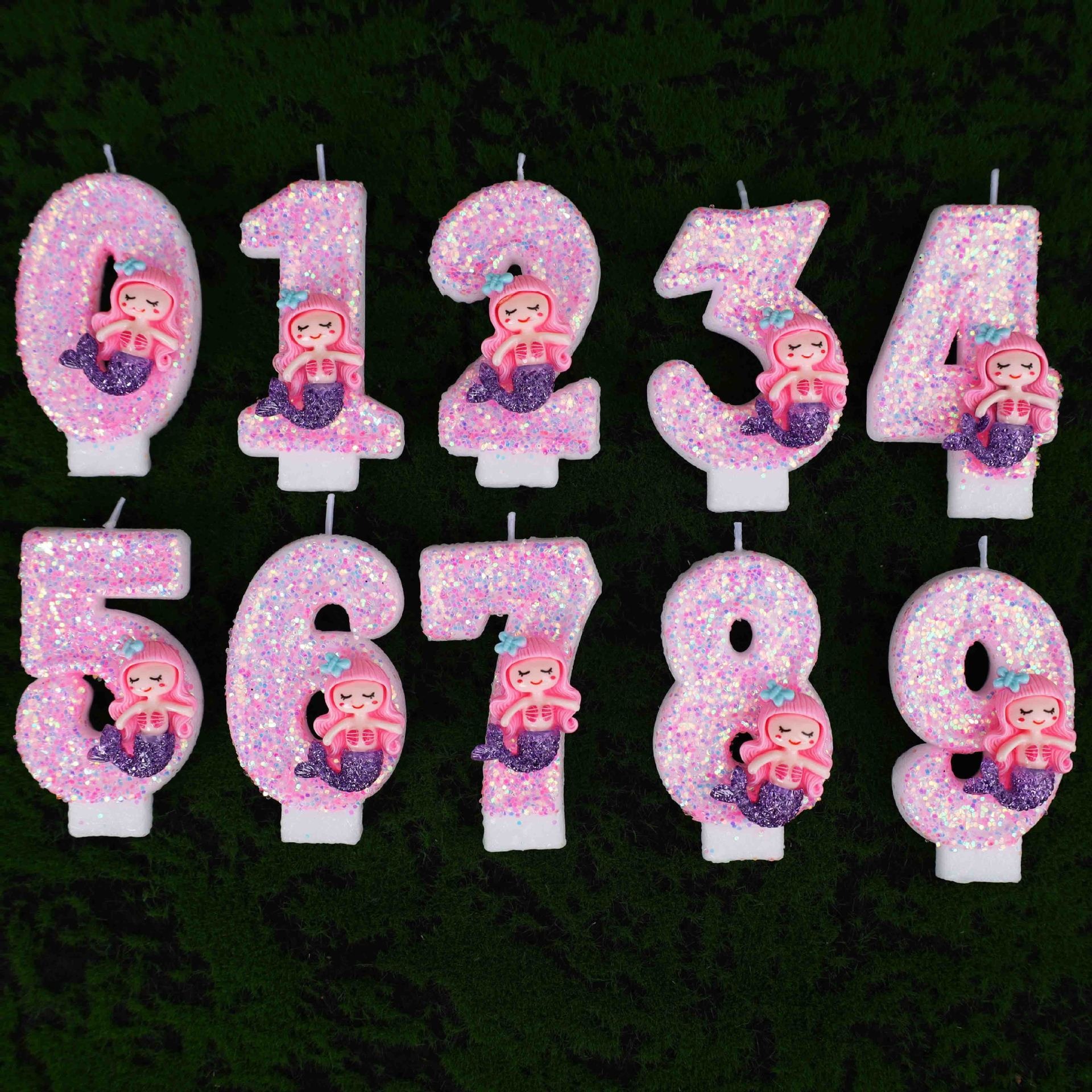 Creative Pink Mermaid 0-9 Digi - Candle Supply avis et prix