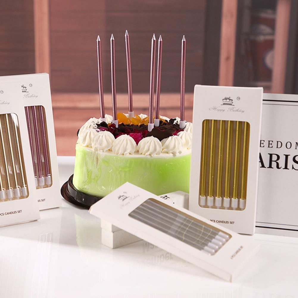6/18pcs Metal Gold Silver Birt - Candle Supply avis et prix