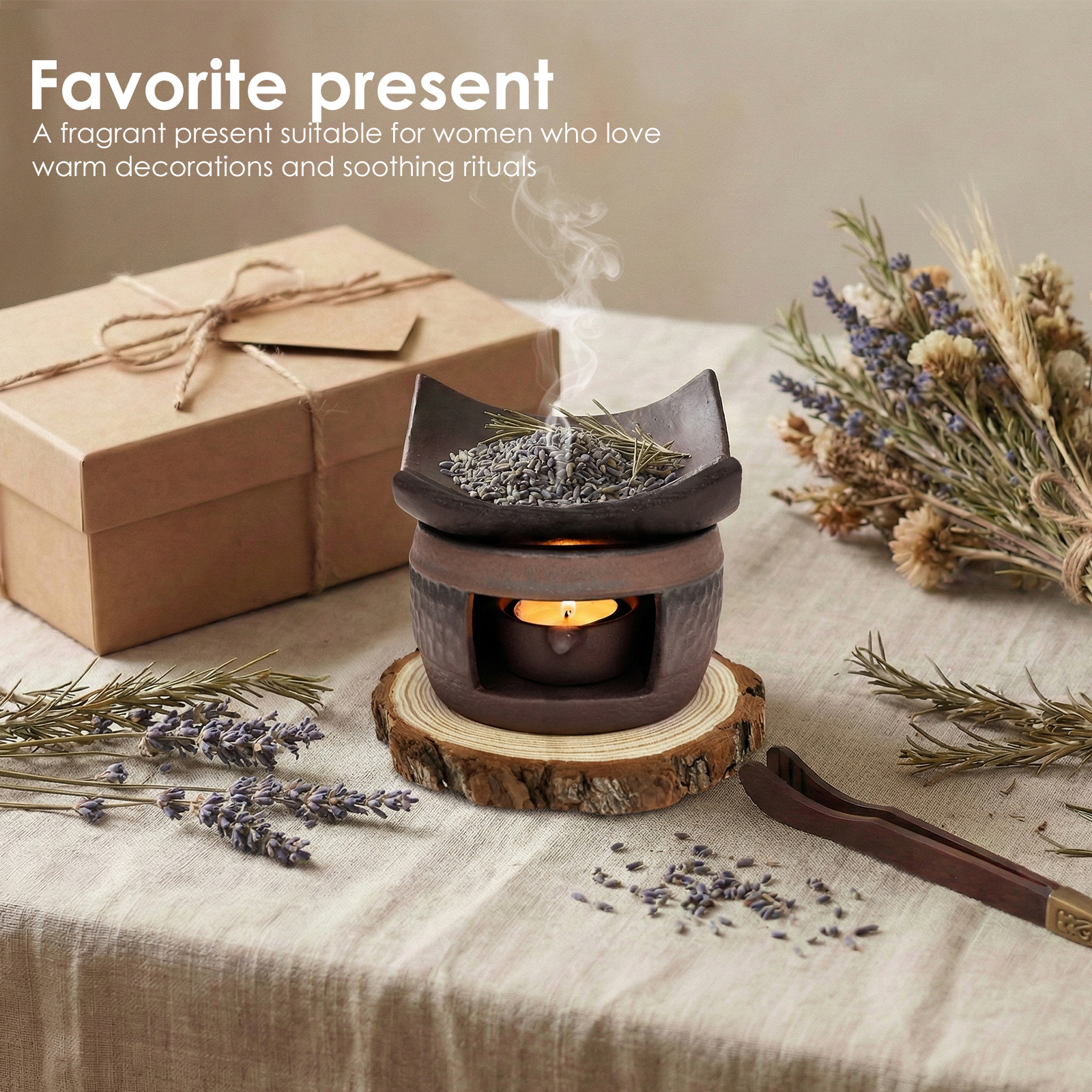 Ceramic Teapot Warmer Tea Ligh - Zen Candle Supplies avis et prix