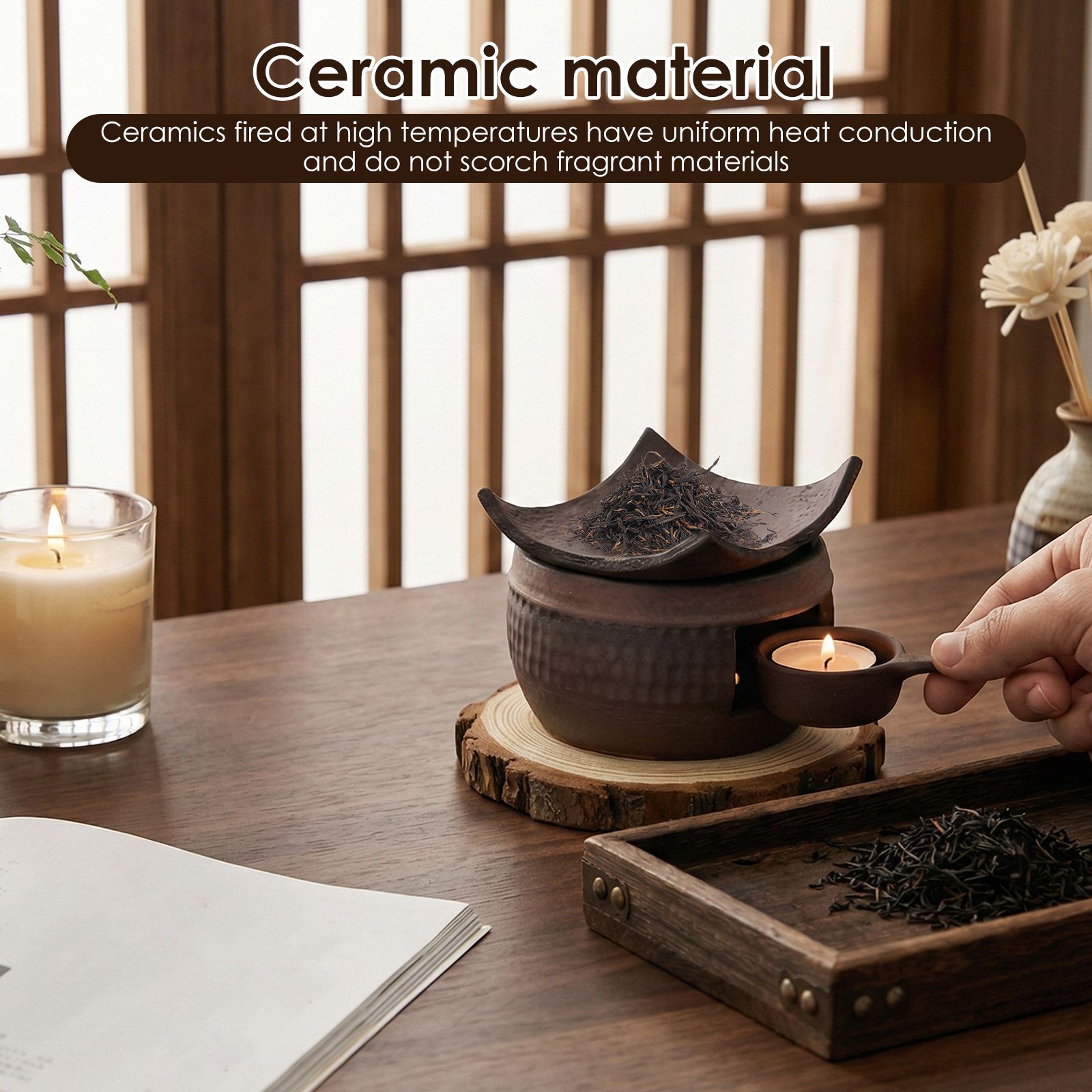 Ceramic Teapot Warmer Tea Ligh - Zen Candle Supplies avis et prix