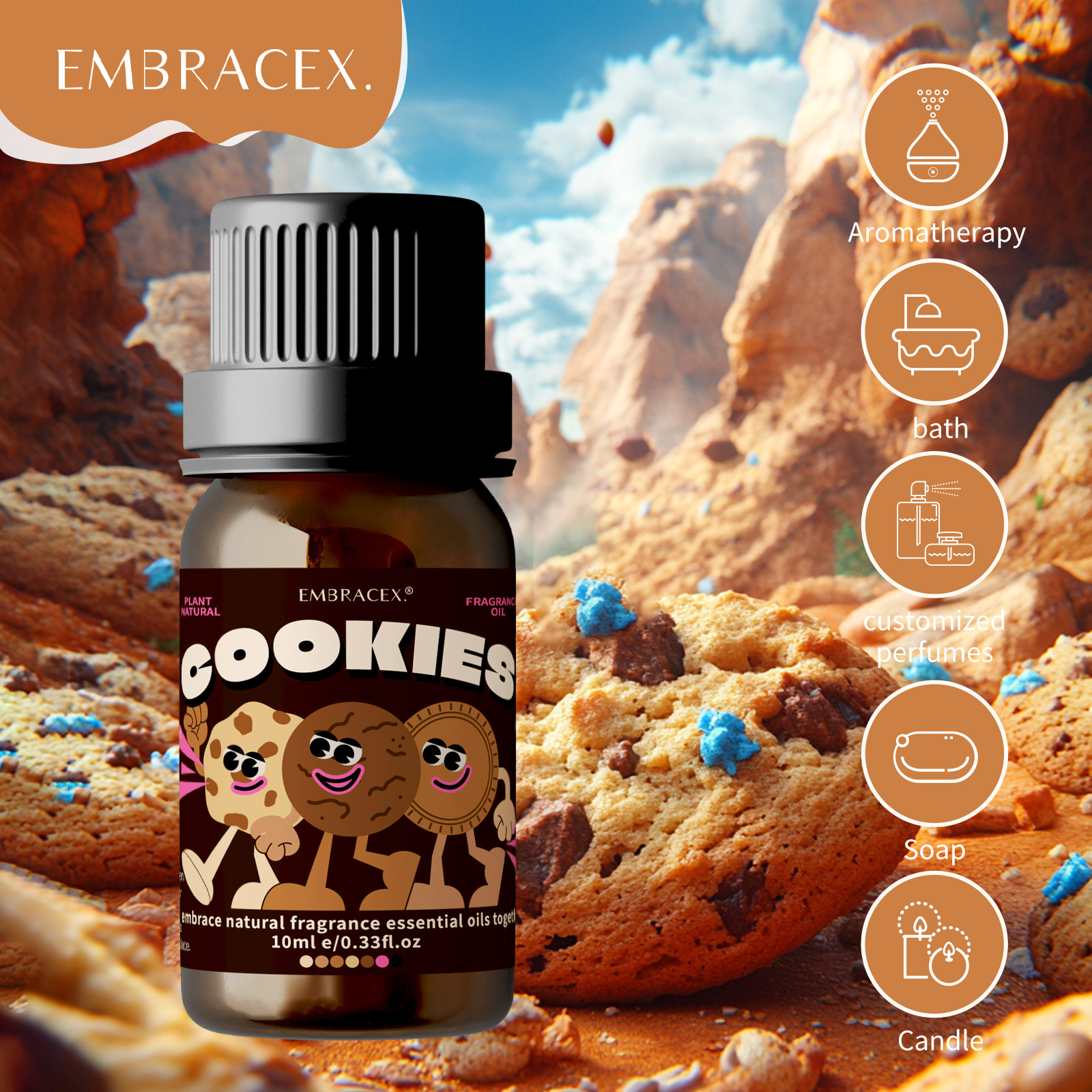 10ml Cookies Perfume Cookies F - Fragrance Oil 10Ml avis et prix