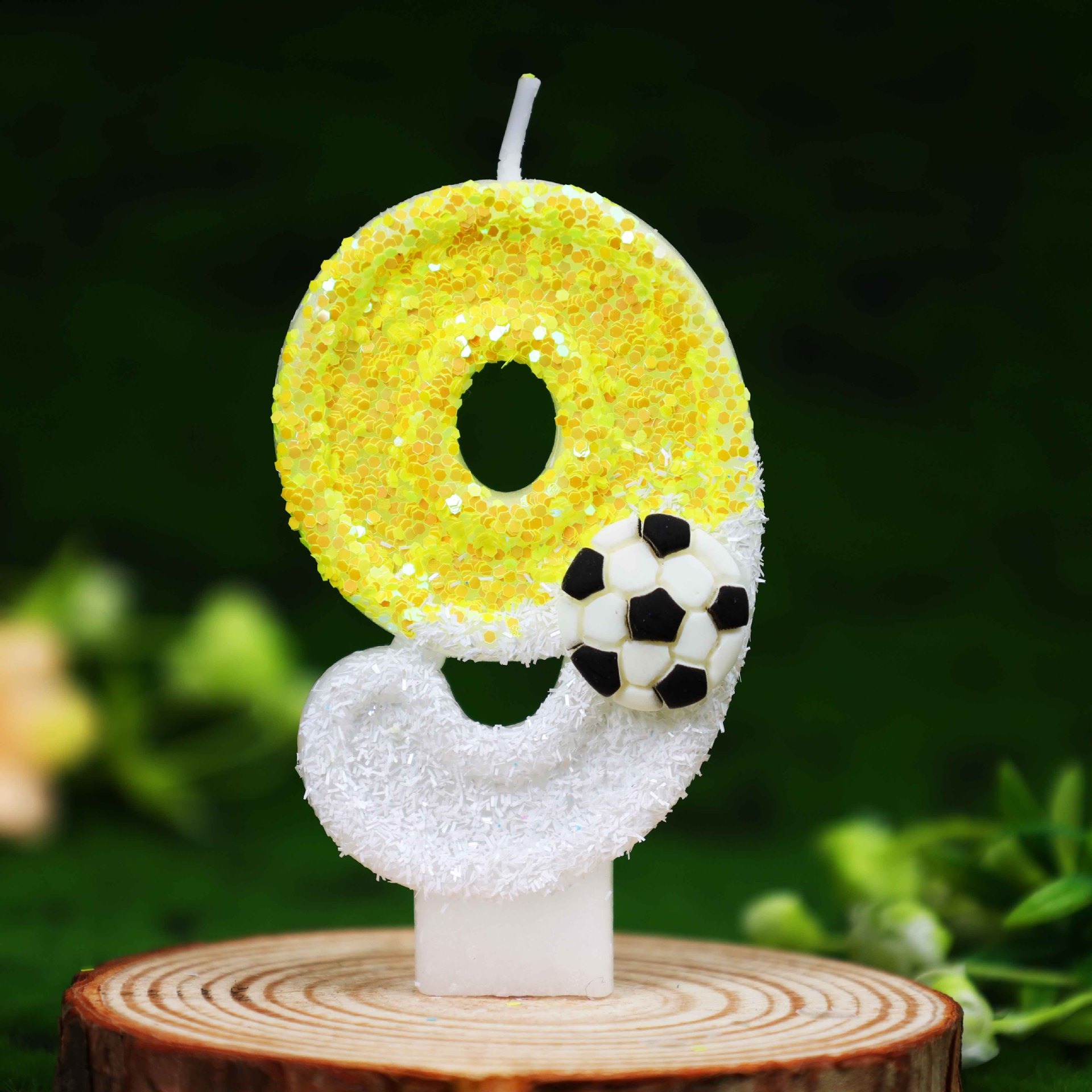 Yellow White Sequins Sports Fo - Candle Supply avis et prix