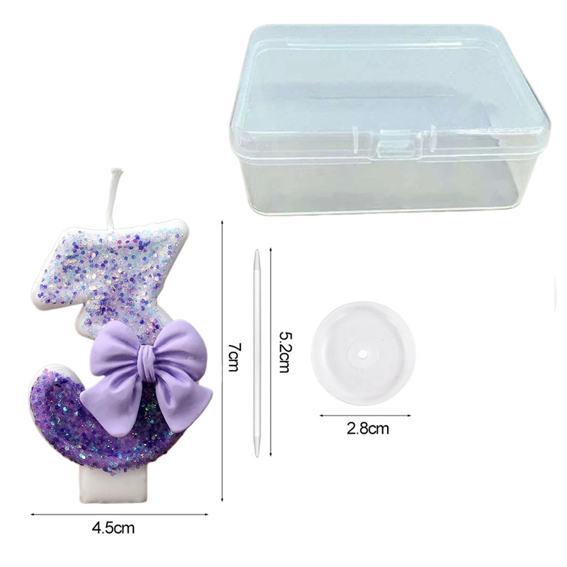 Creative Glitter Gradual Purpl - Candle Supply avis et prix