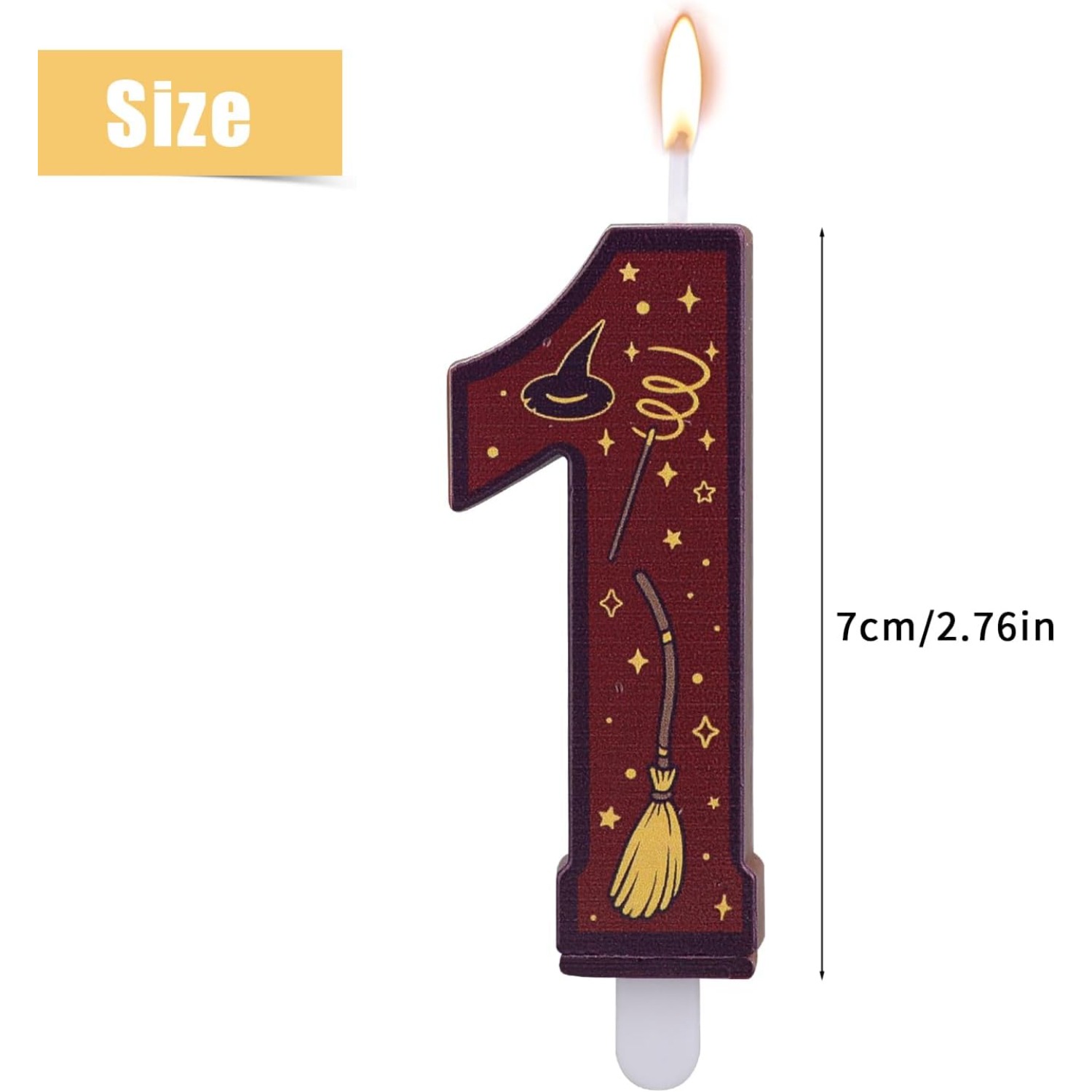 1 Set Number 0-9 Magical Theme - Candle Supply avis et prix