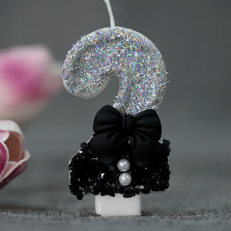 Midnight Bow & Pearl 0-9 Numbe - Candle Supply avis et prix