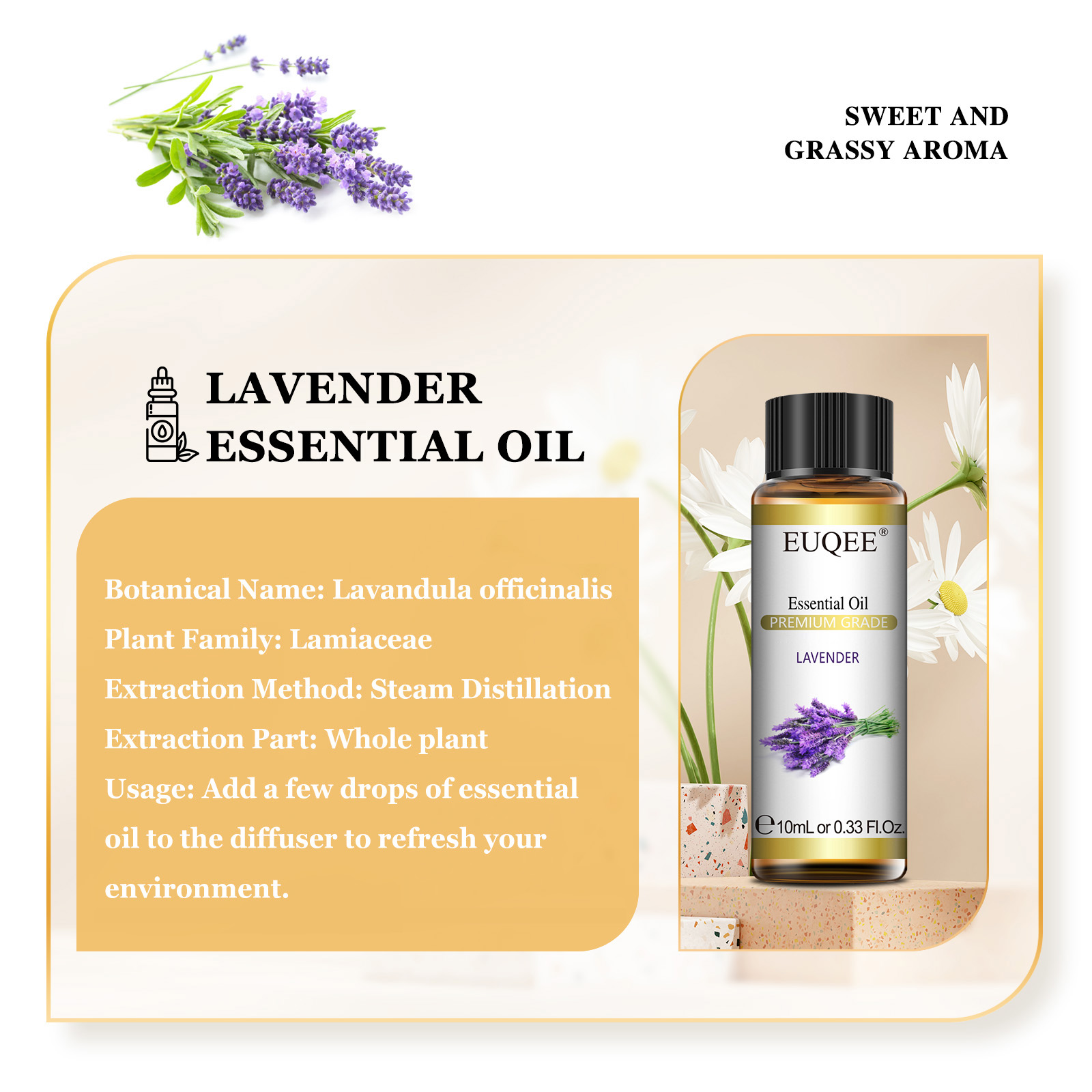 EUQEE 10ml Pure Natural Essent - Fragrance Oil 10Ml avis et prix