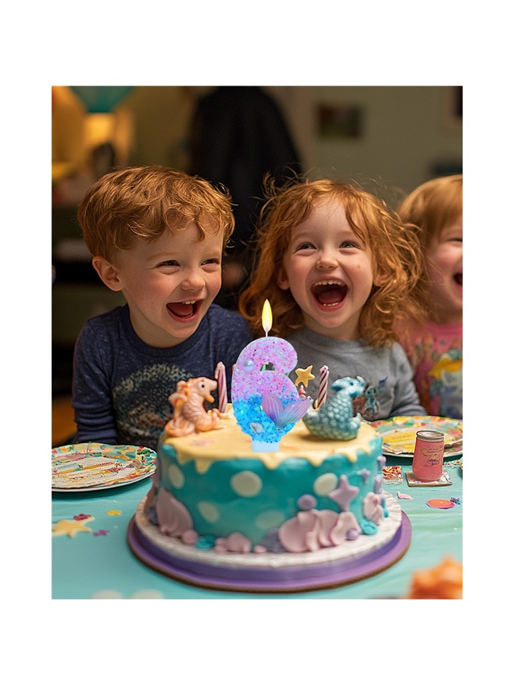 Mermaid Themed Birthday Candle - Candle Supply avis et prix