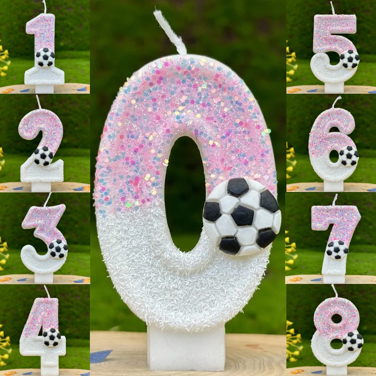 Pink White Sequins Sports Foot - Candle Supply avis et prix