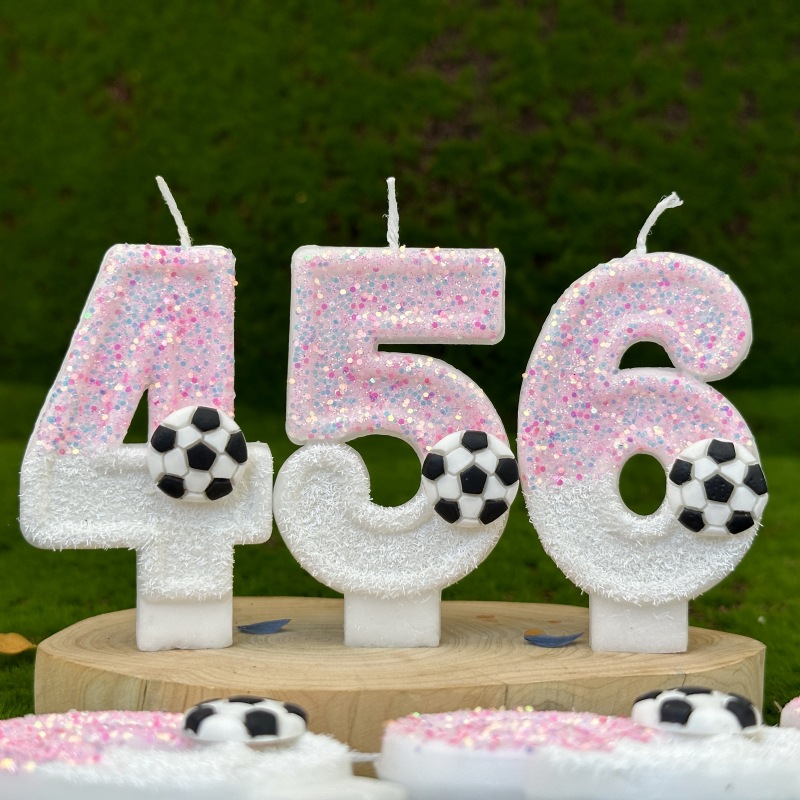 Pink White Sequins Sports Foot - Candle Supply avis et prix