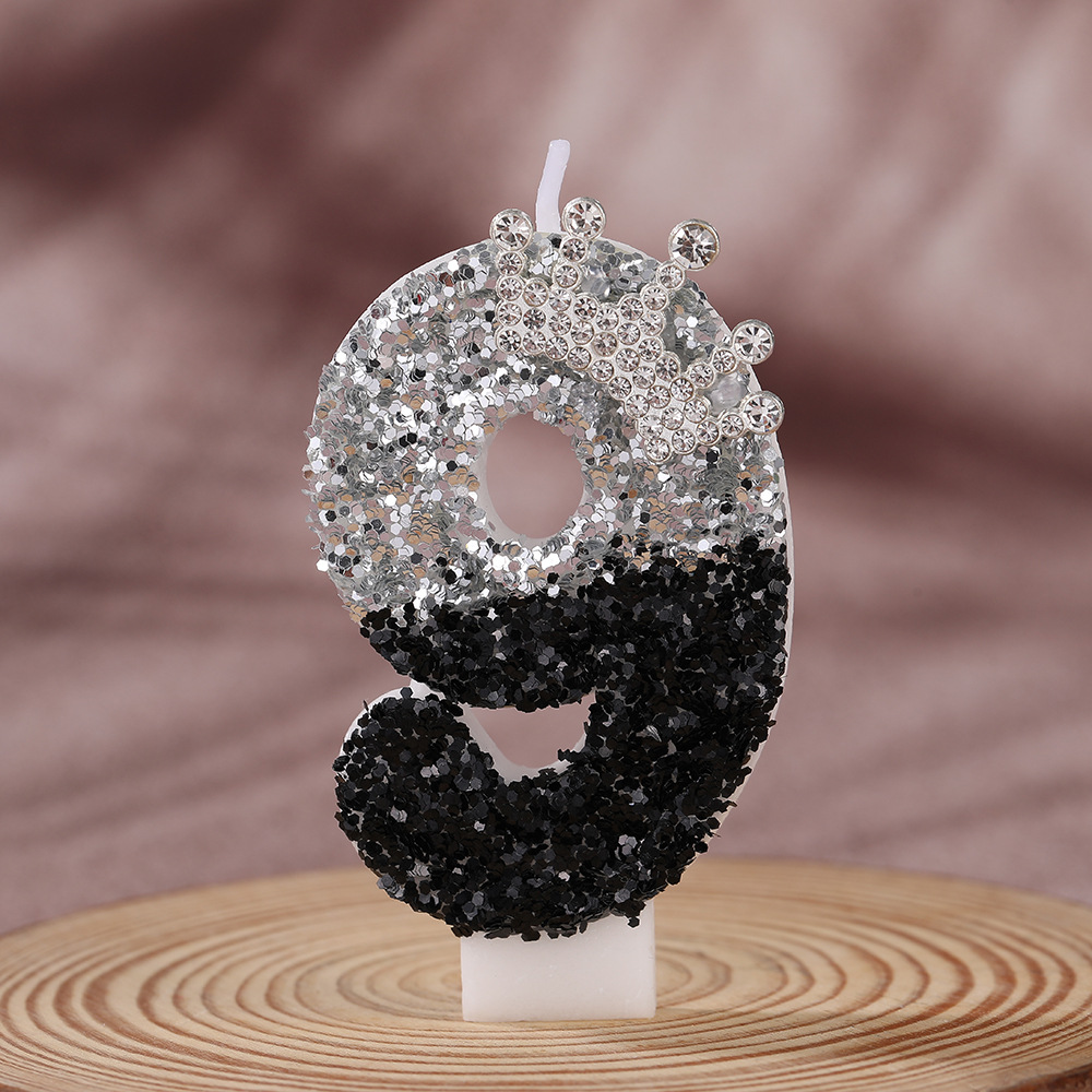 Black Silver Gradient Crown Ha - Candle Supply avis et prix