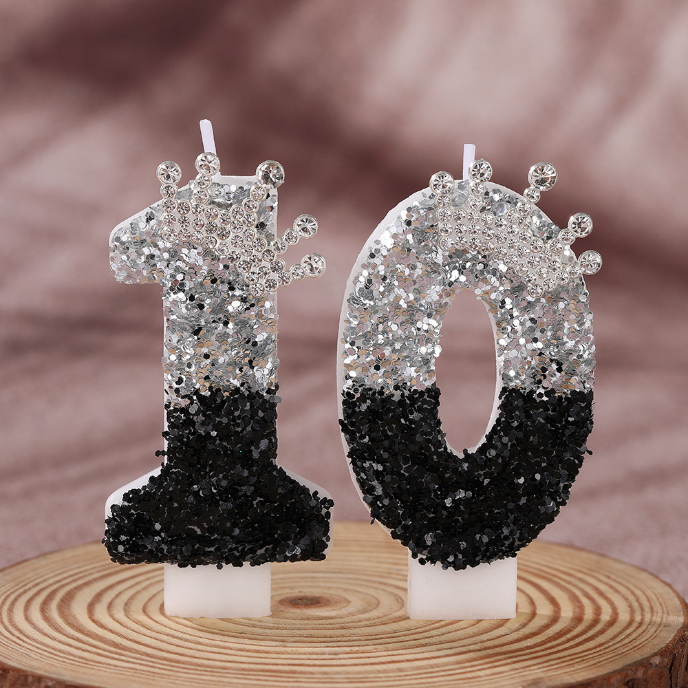 Black Silver Gradient Crown Ha - Candle Supply avis et prix